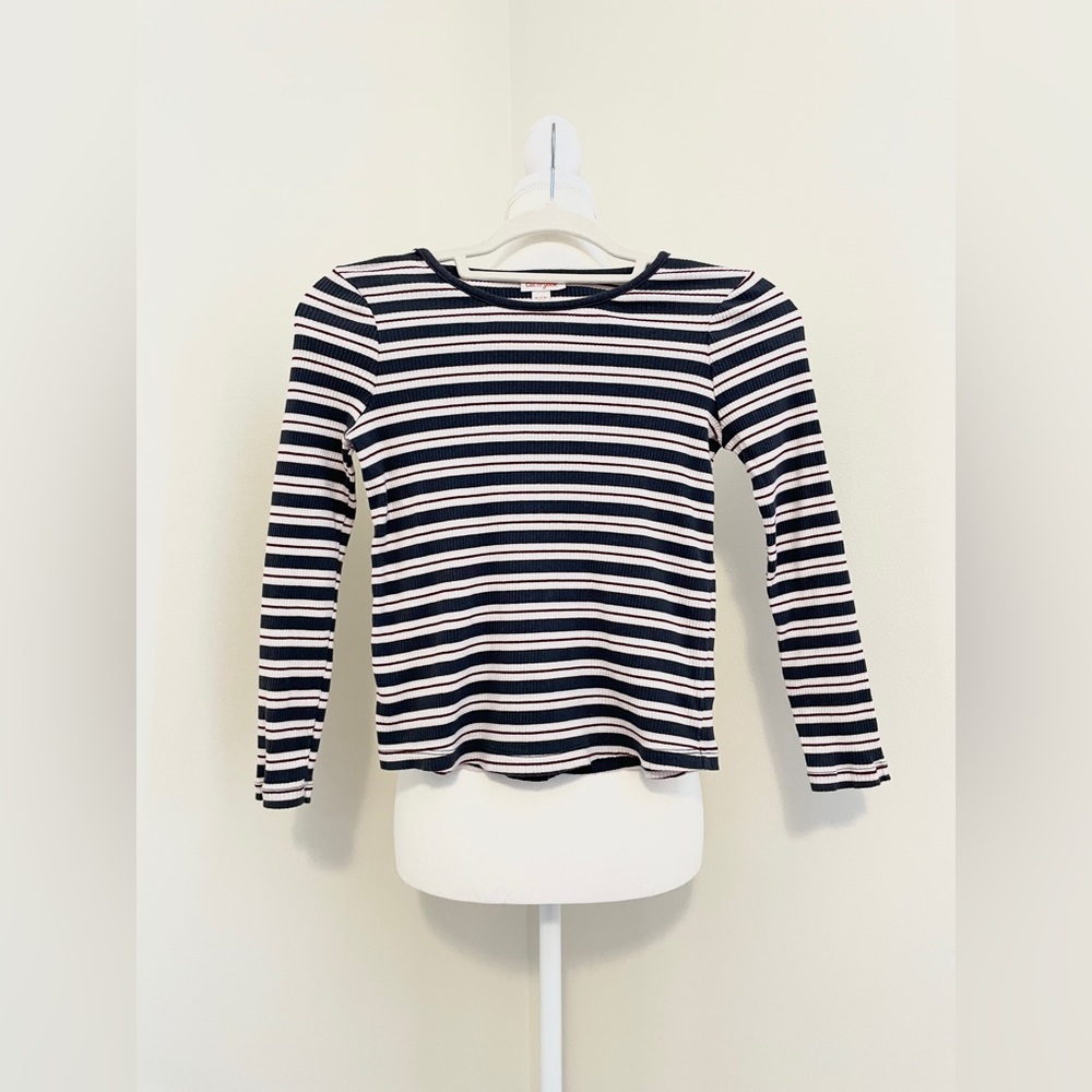 |Cat & Jack| Kid’s Striped Fitted Long Sleeve
